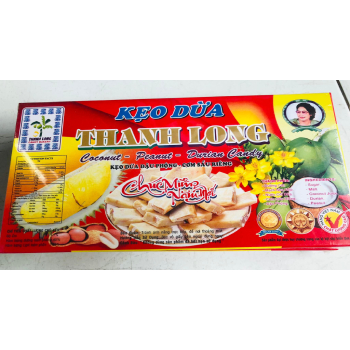 Kẹo dừa đậu phộng sầu riêng Thanh Long (500g)